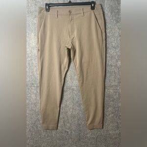 Bylt Men's 38 Tan Everyday Jogger skinny fit Pants